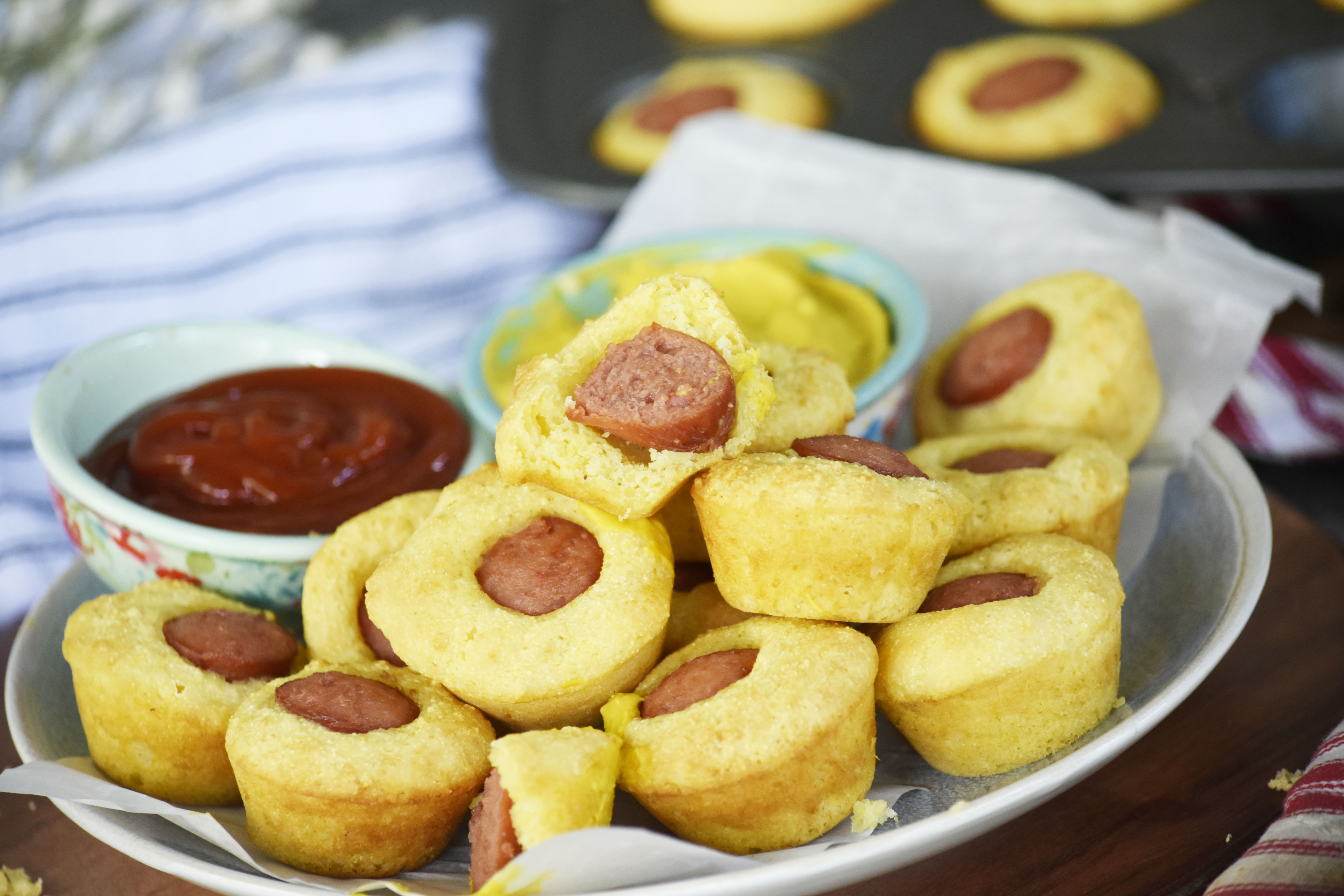 Corn Dog Mini Muffins - Elise McCollister